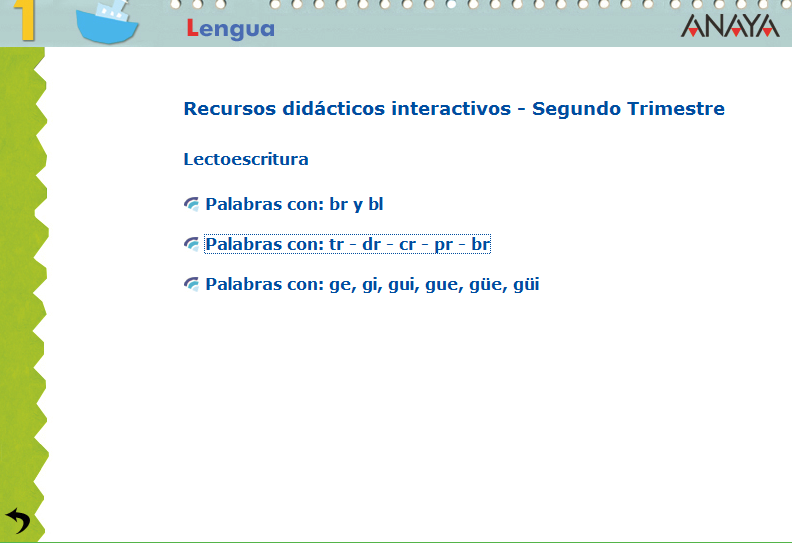 1º y 2º Años Lenguaje