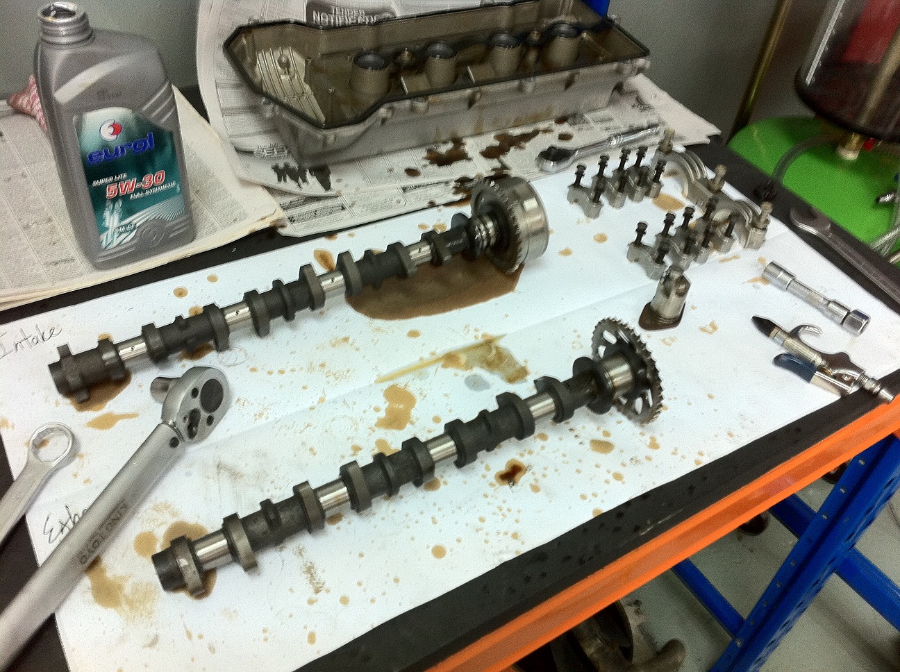 Elise 111S Project Install Stage 1 Crower Camshaft
