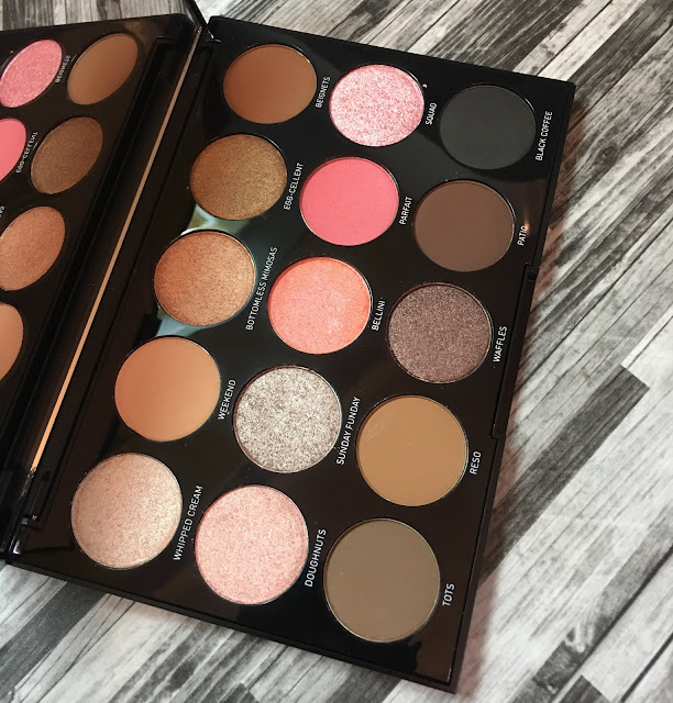 Morphe 15B Brunch Babe Palette (Review and Swatches)