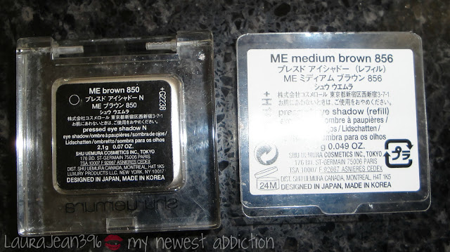 Shu Uemura ME 856 ME 850 taupe high end swatch comparison review