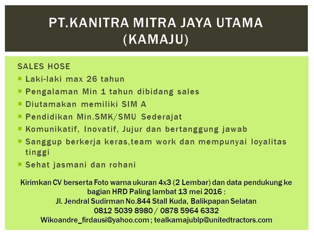 Gaji pt kanitra mitra jayautama