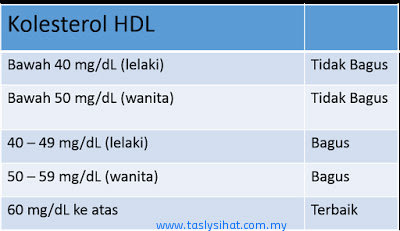 Kadar kolestrol HDL