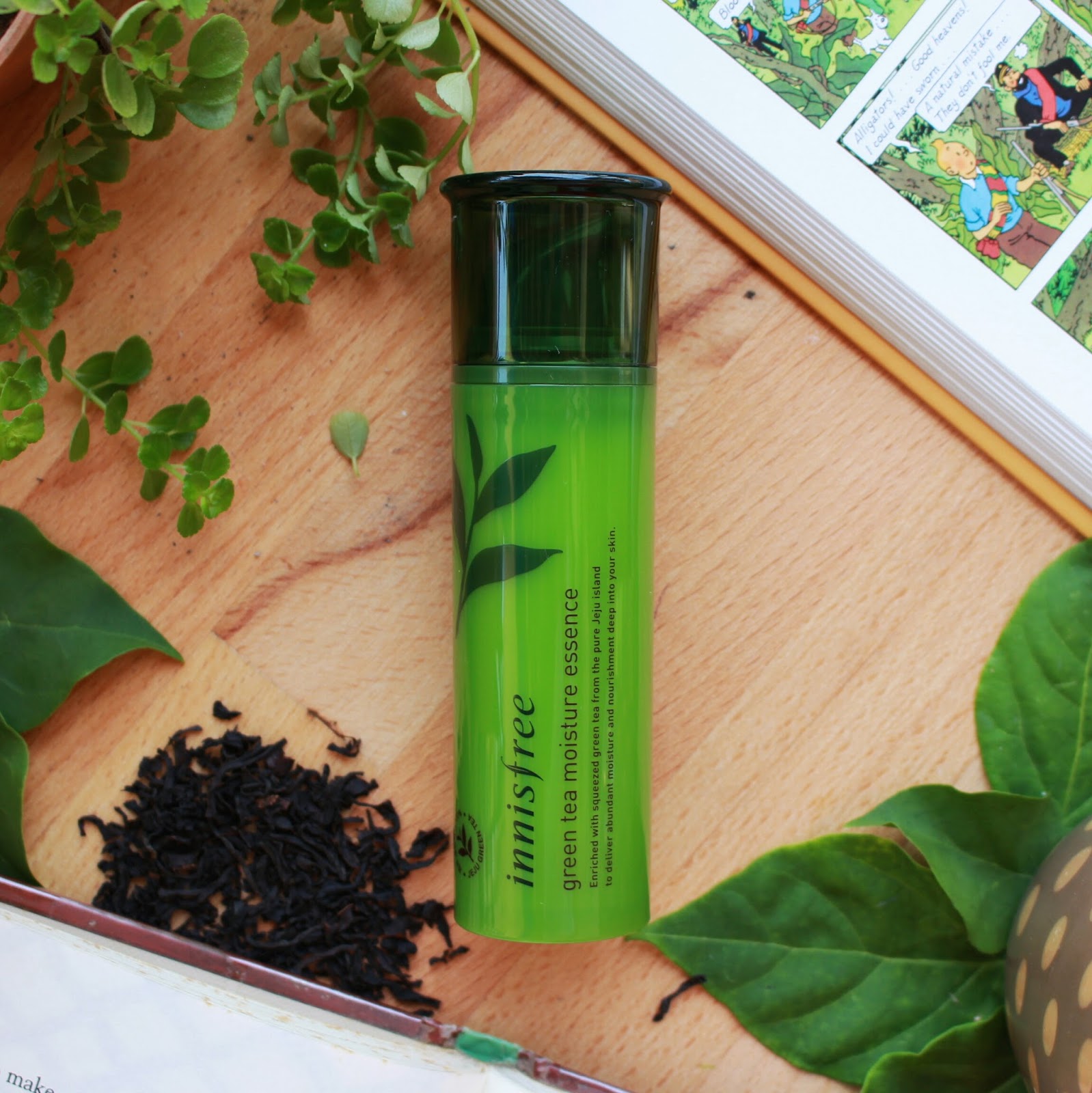 Innisfree Grean Tea Moisture Essence FISHMEATDIE