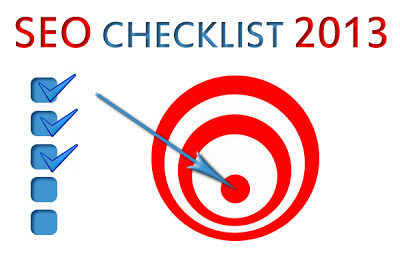 SEO Check List 2013
