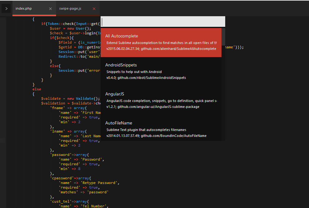 Code 4 Life Sublime Text Extension