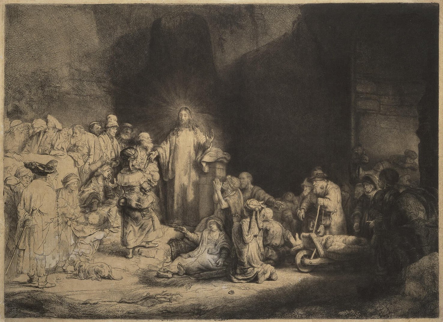 Christ Healing the Sick - Rembrandt Harmenszoon van Rijn | Endless ...