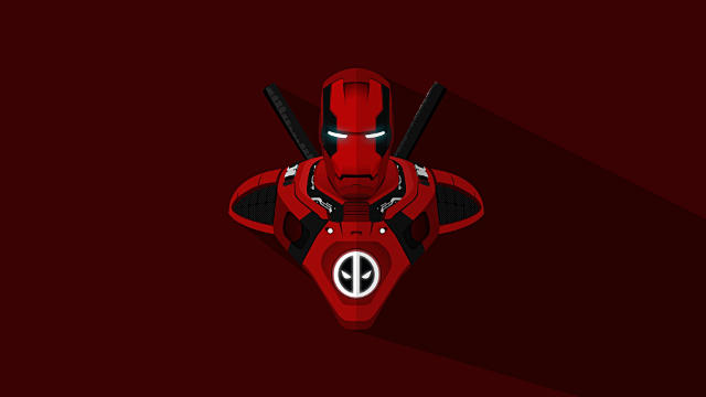 Iron Man Deadpool Mélange - Fond d'écran en Full HD
