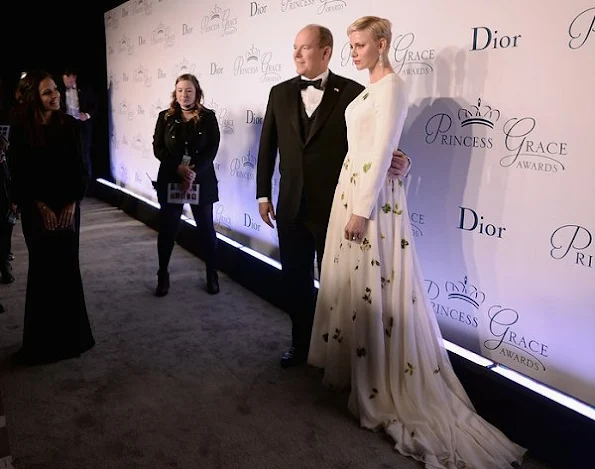 Princess Charlene of Monaco attended the 2016 Princess Grace awards gala at Cipriani 25 Broadway on October 24, 2016 in New York City