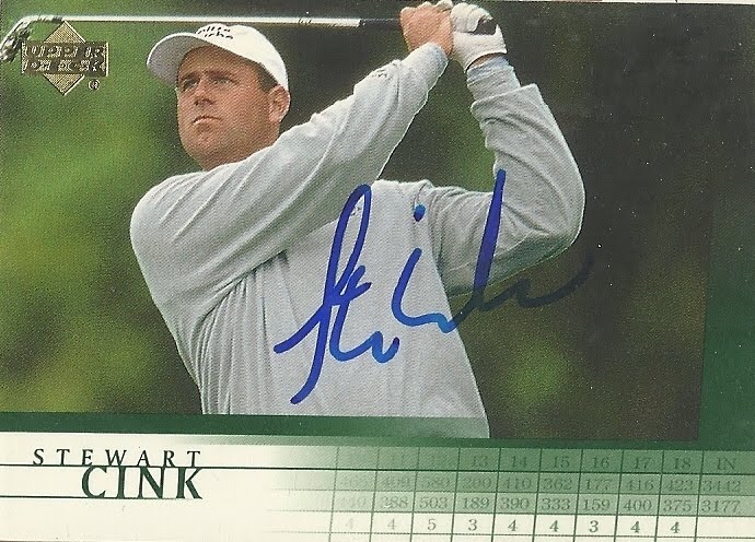 Auto-Matic for the People: 2001 Upper Deck Golf Stewart Cink