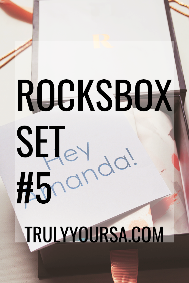 A Rocksbox subscription post featuring jewelry from Kendra Scott, Moon & Lola, and a.v. max.