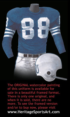 Baltimore Colts 1956 uniform - Indianapolis Colts 1956 uniform