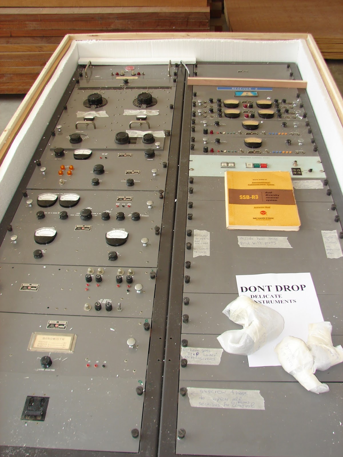SV7APQ Ahillefs: RCA Receivers SSB R3 to Leave
