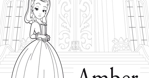 Dibujo De Princesa Amber Para Colorear Dibujo Views
