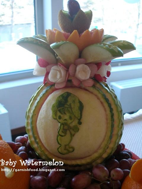 GarnishFoodBlog - Fruit Carving Arrangements and Food Garnishes