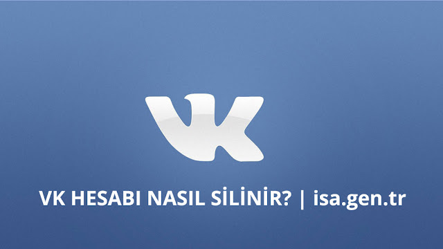 vk hesap silme