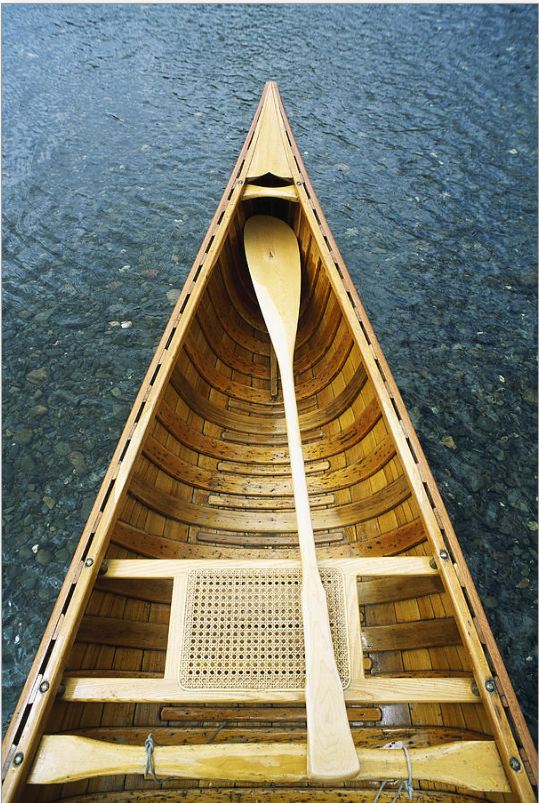 canoe maker Bill Curtsinger Northwoods Canoe & Paddle