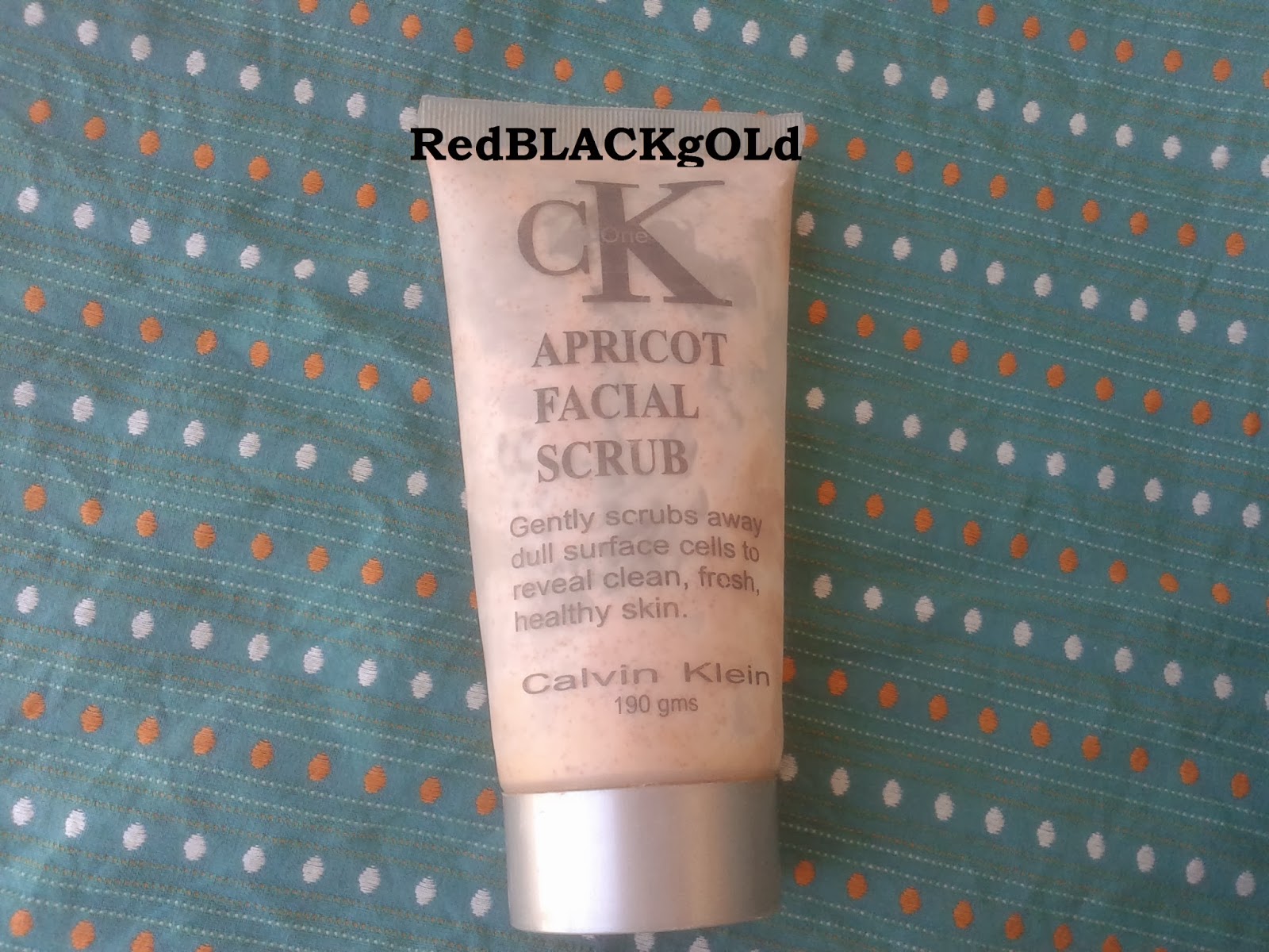 RedBLACKgOLd CKone Apricot Facial Scrub Review