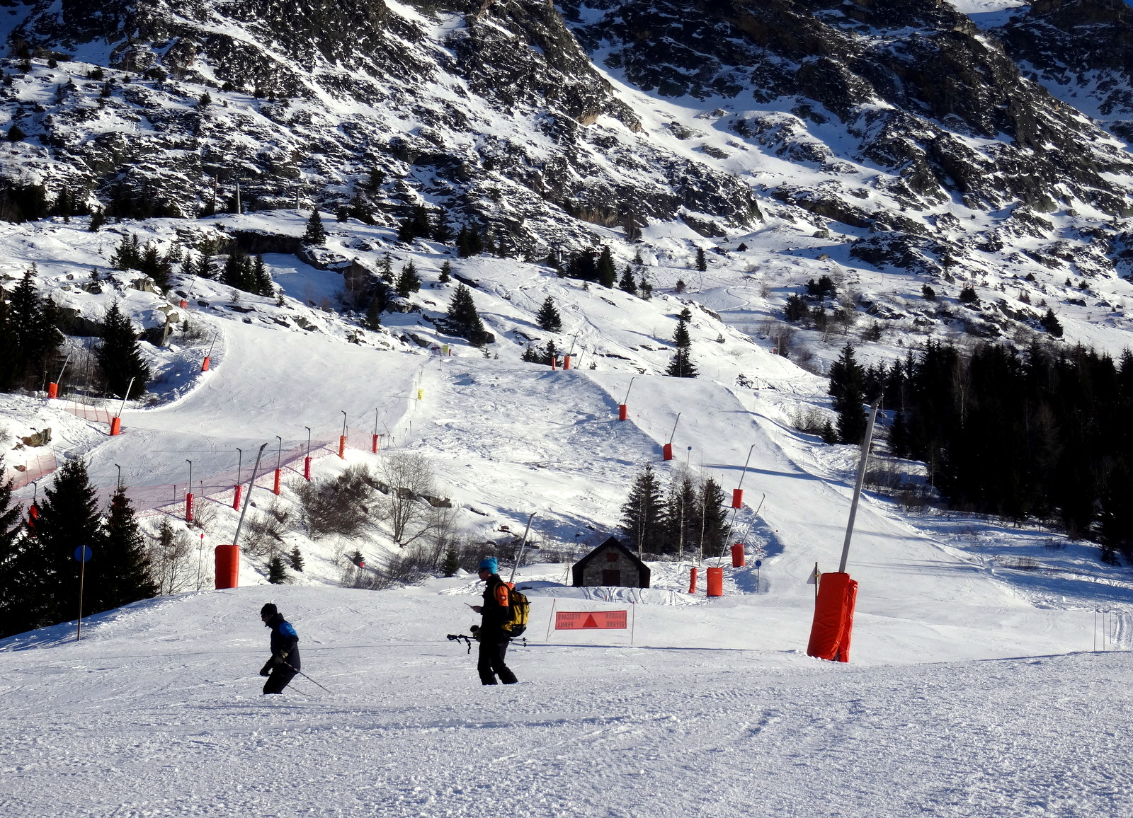 Vaujany, French Alps Lunching and People Watching on the Piste at Les
