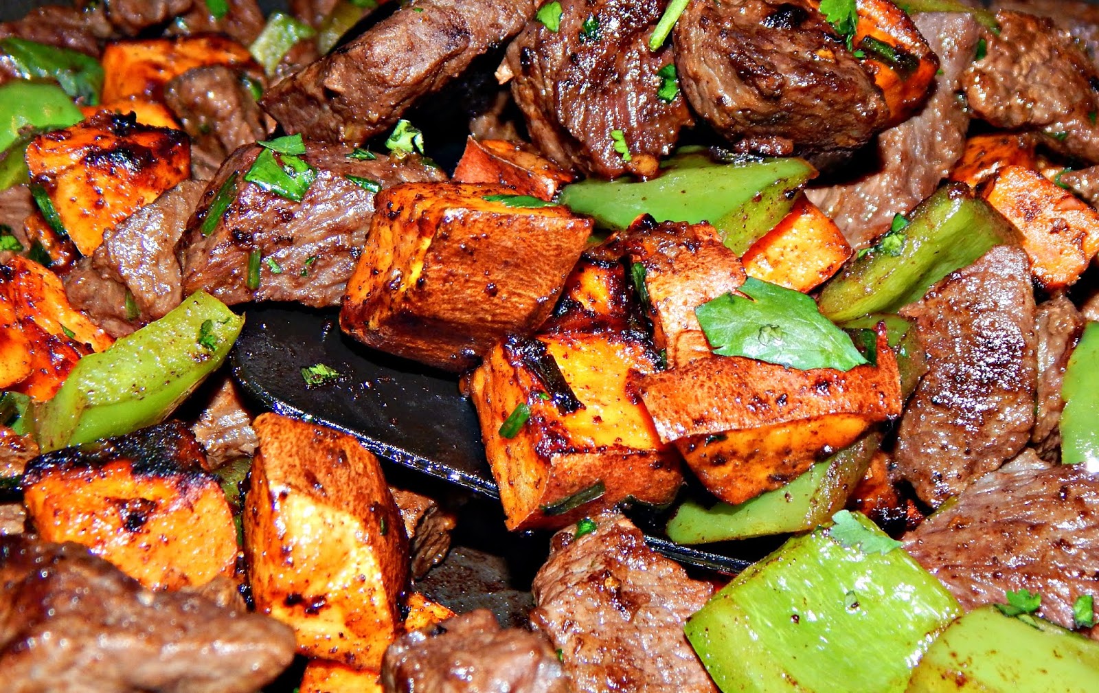 Valerie S Attempt At Pondering Whole30 Steak Bites With Sweet Potatoes And Peppers