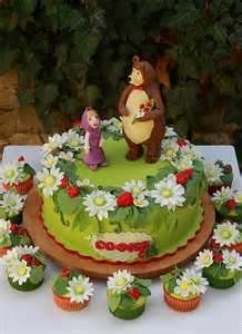 Muyameno Com Tortas Decoradas Con Masha Y El Oso 1