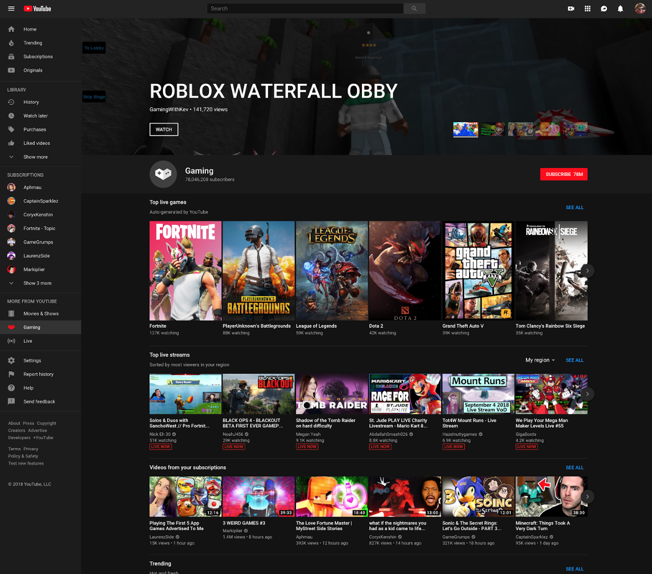 Youtube Creator Blog Gaming Gets A New Home On Youtube