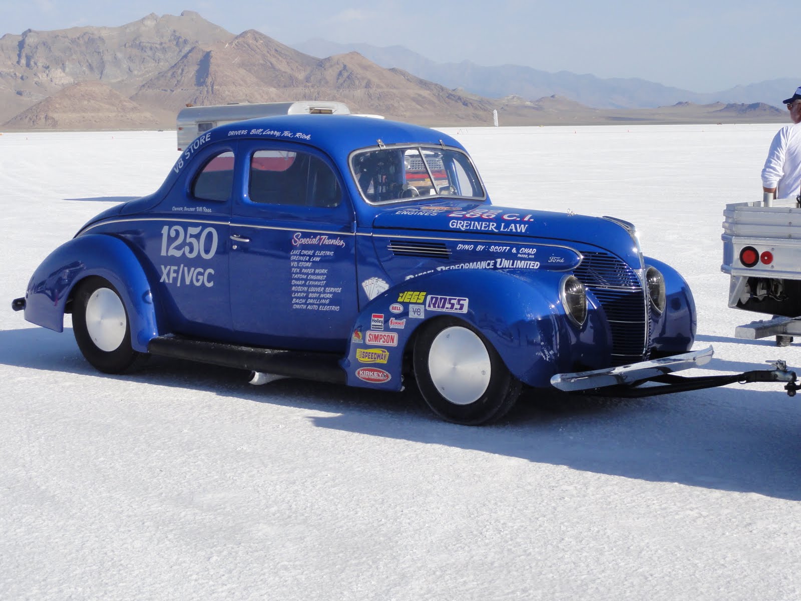 Cannarozzi Roadster: Shots from Bonneville