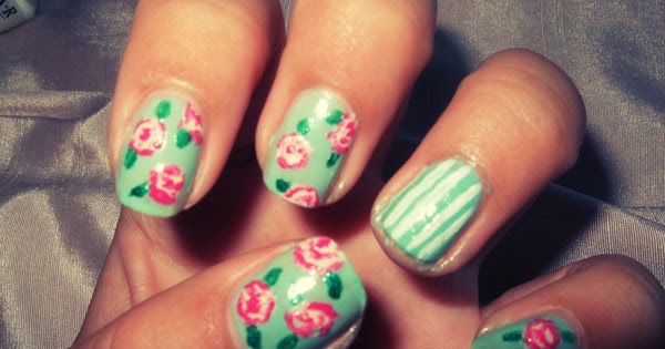 How to make Flowers nail design | FASHION WORLD