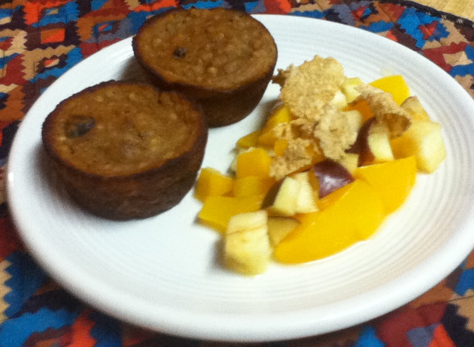 My Mad, Mad, Mad Gourmet Adventures Quinoa Applesauce Muffins
