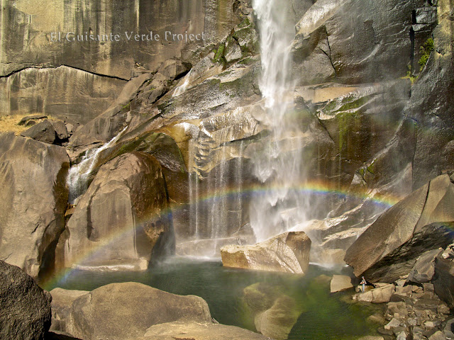 Arco Iris en Vernal Fall, Yosemite,  por El Guisante Verde Project