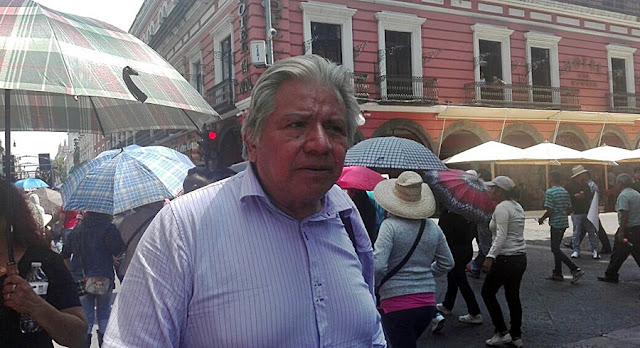 Manifestantes en Puebla exigen al gobierno federal detener la Reforma Energética