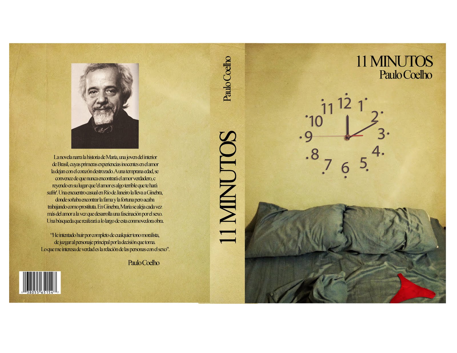 Diseño: Rediseño de portada: Libro 11 Minutos