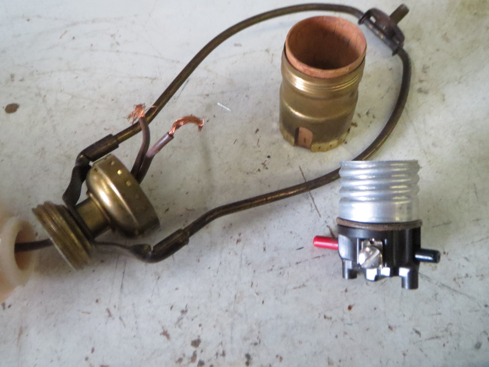 Lamp Parts and Repair Lamp Doctor Small Ivory Glass Table Lamp Repair