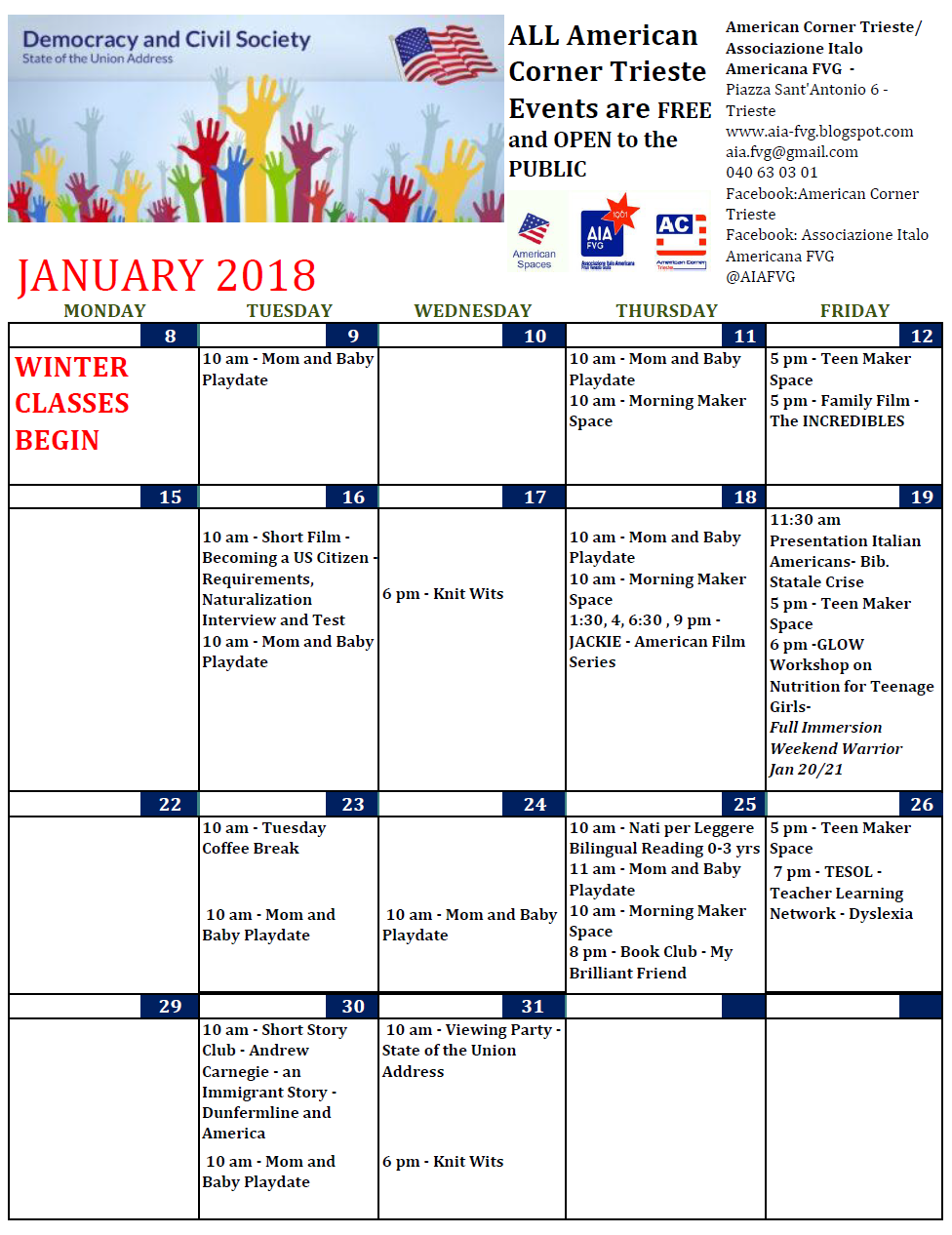 us 2018 calendar