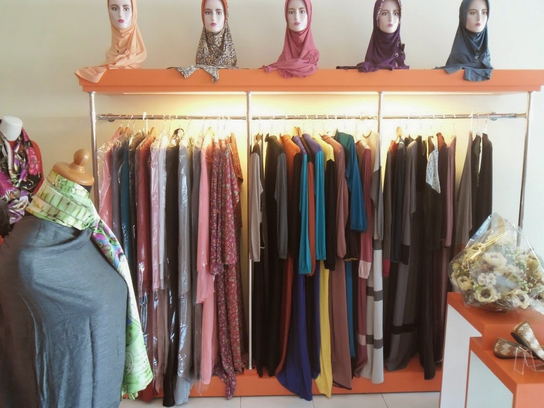 Etalase Set Display Untuk Pakaian Hijab  Etalase 