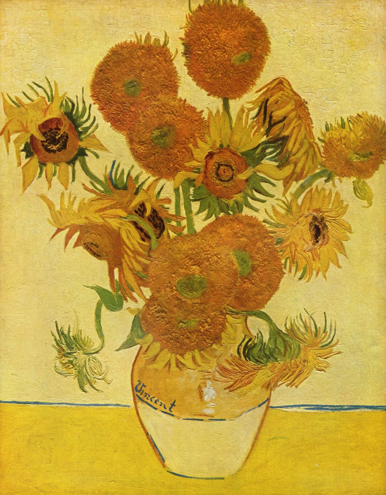 MCZ. Sunflowers, 1889 Vincent van Gogh