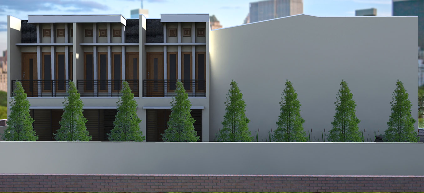 Kumpulan Desain Rumah, Berkebun: Rumah Kost 2 Tingkat dengan konsep