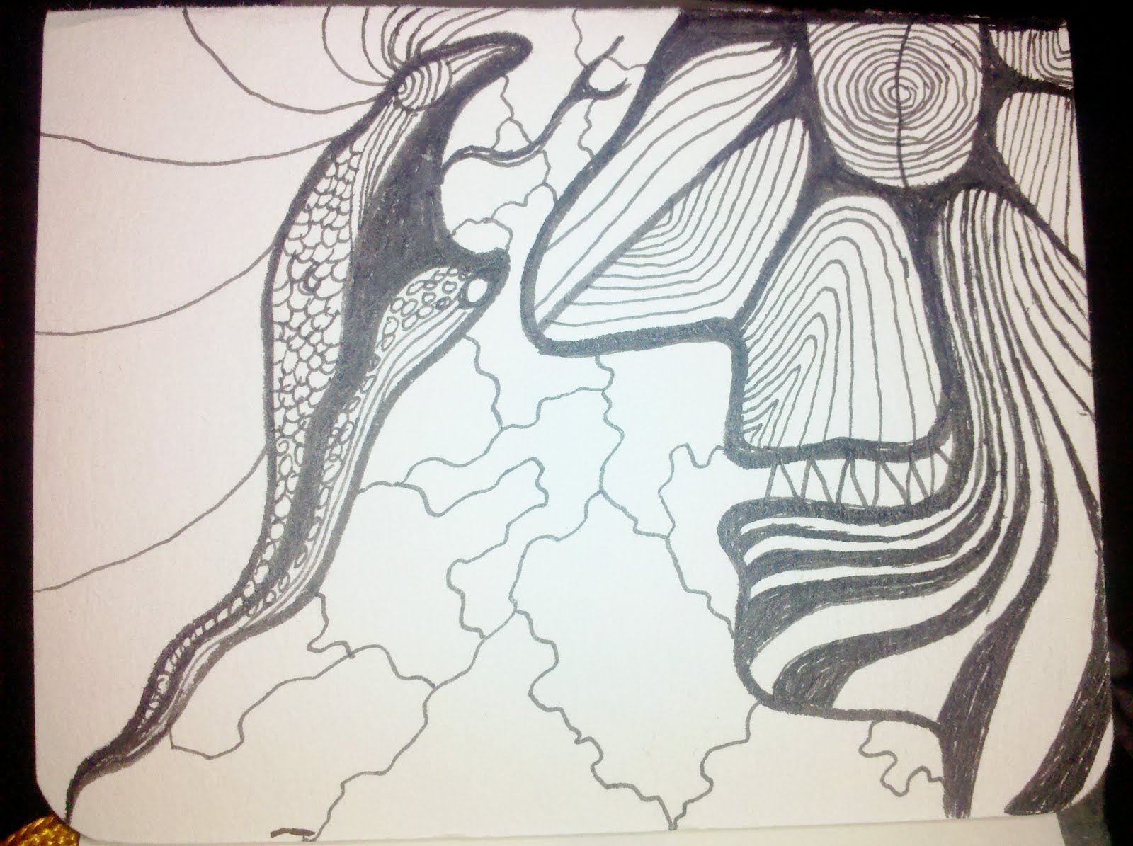 Oodles of Doodles Facing Your Snakes Doodle