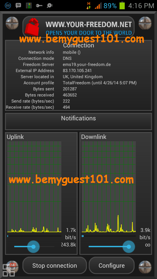 Earning your freedom. Your freedom.