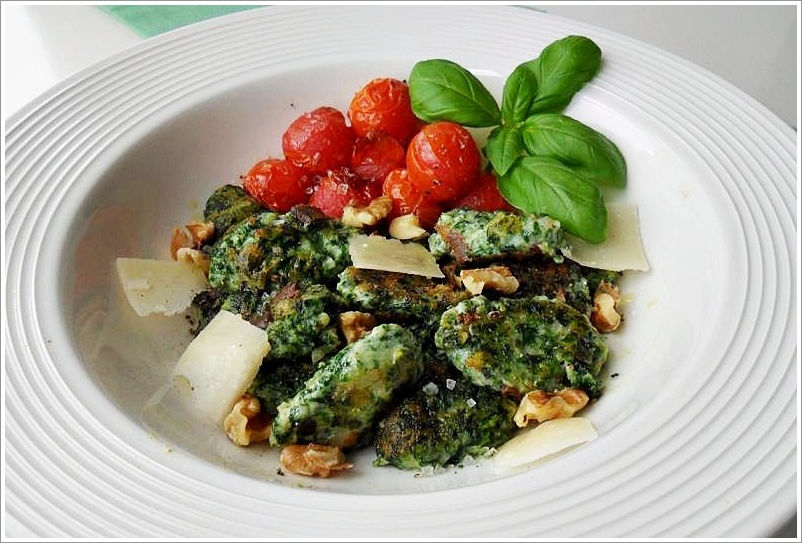 Ein Teller voll Italien: Spinat-Ricotta-Gebratene Gnocchi (Glutenfrei ...