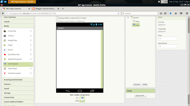 Delay Procedure APP Inventor - Secure Instrument