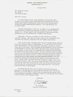 CIA Letter