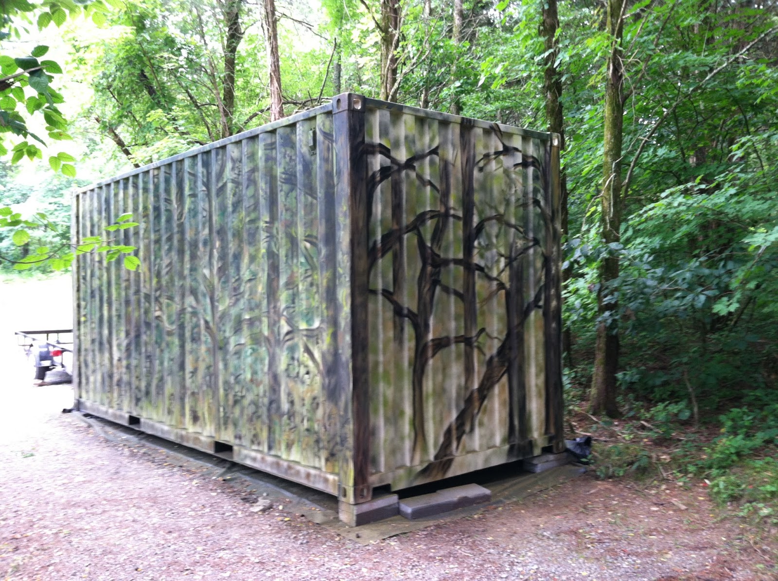 Duff Clothing TRUE CAMO ON SHIPPING CONTAINER