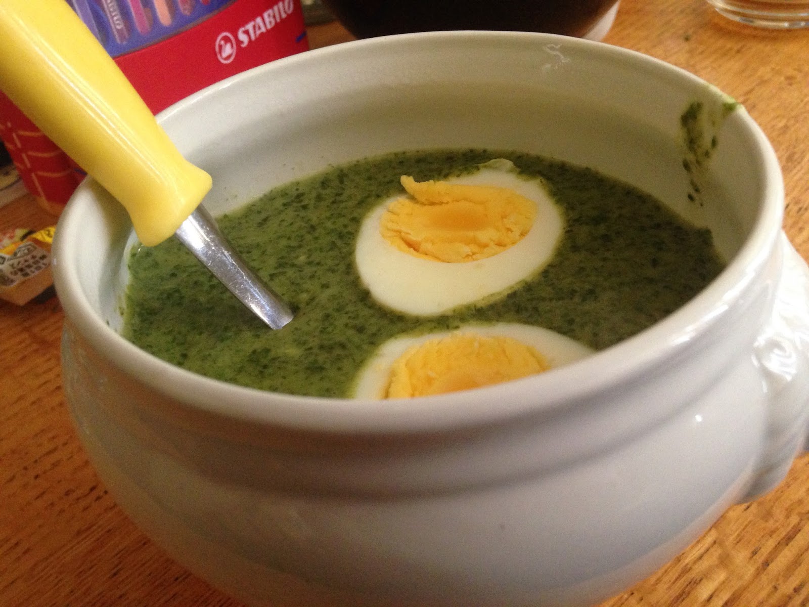 She Likes Bento: Heartwarming Soup: Creamy Spinach Soup