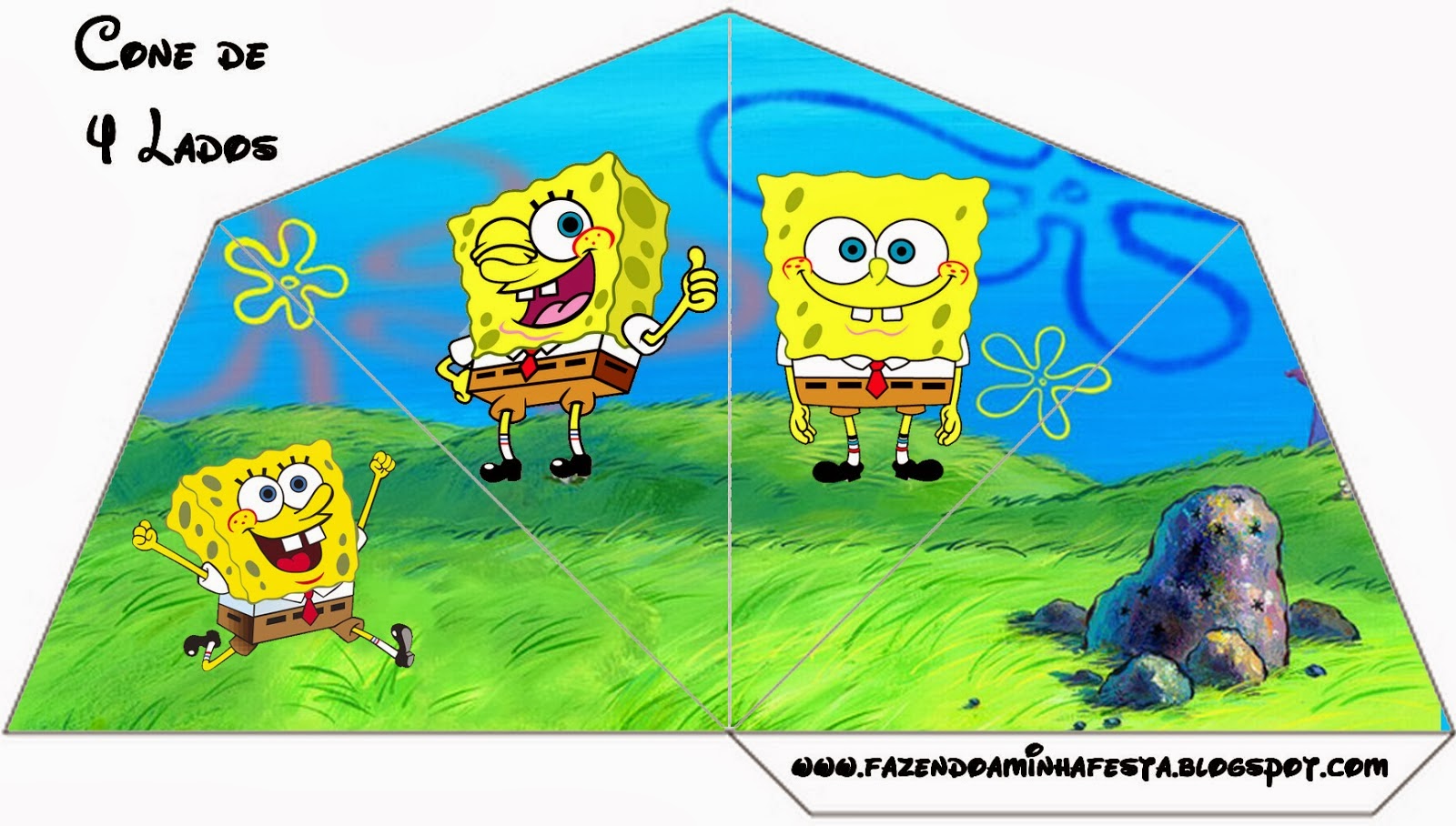 SpongeBob SquarePants Party Free Printables Oh My Fiesta In English spongebob-squarepants-party-free-printables-oh-my-fiesta-in-english
