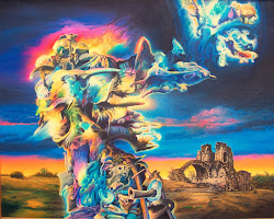 surrealism paintings surreal artwork james landscape mccarthy oil wanderer albums doom harbinger psychedelic foundmyself