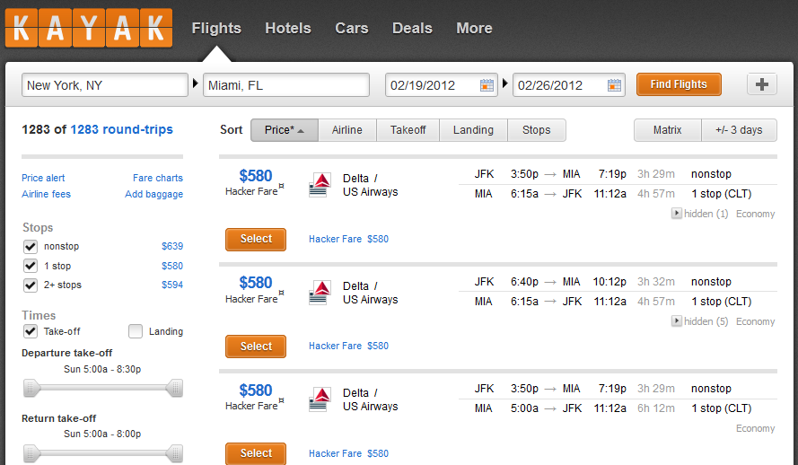 The Hopeful Traveler Airfare Comparison Tools Part 1