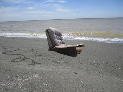 Recliner at Bombay Beach in 2010
