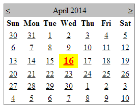 highlight today date in asp.net calendar