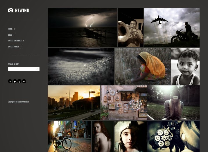 Rewind - Photography Retina WordPress Theme