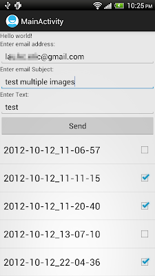 Start activity to send email with multiple images attached, with build-in MediaStore.Images.Media selector.